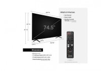 Samsung UN75TU7000FXZA 75 Inch (191 cm) Smart TV