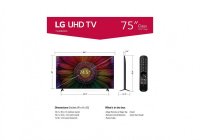 LG 75UR8000AUA 75 Inch (191 cm) Smart TV