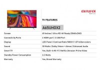 Aiwa A65UHDX2 65 Inch (164 cm) Android TV